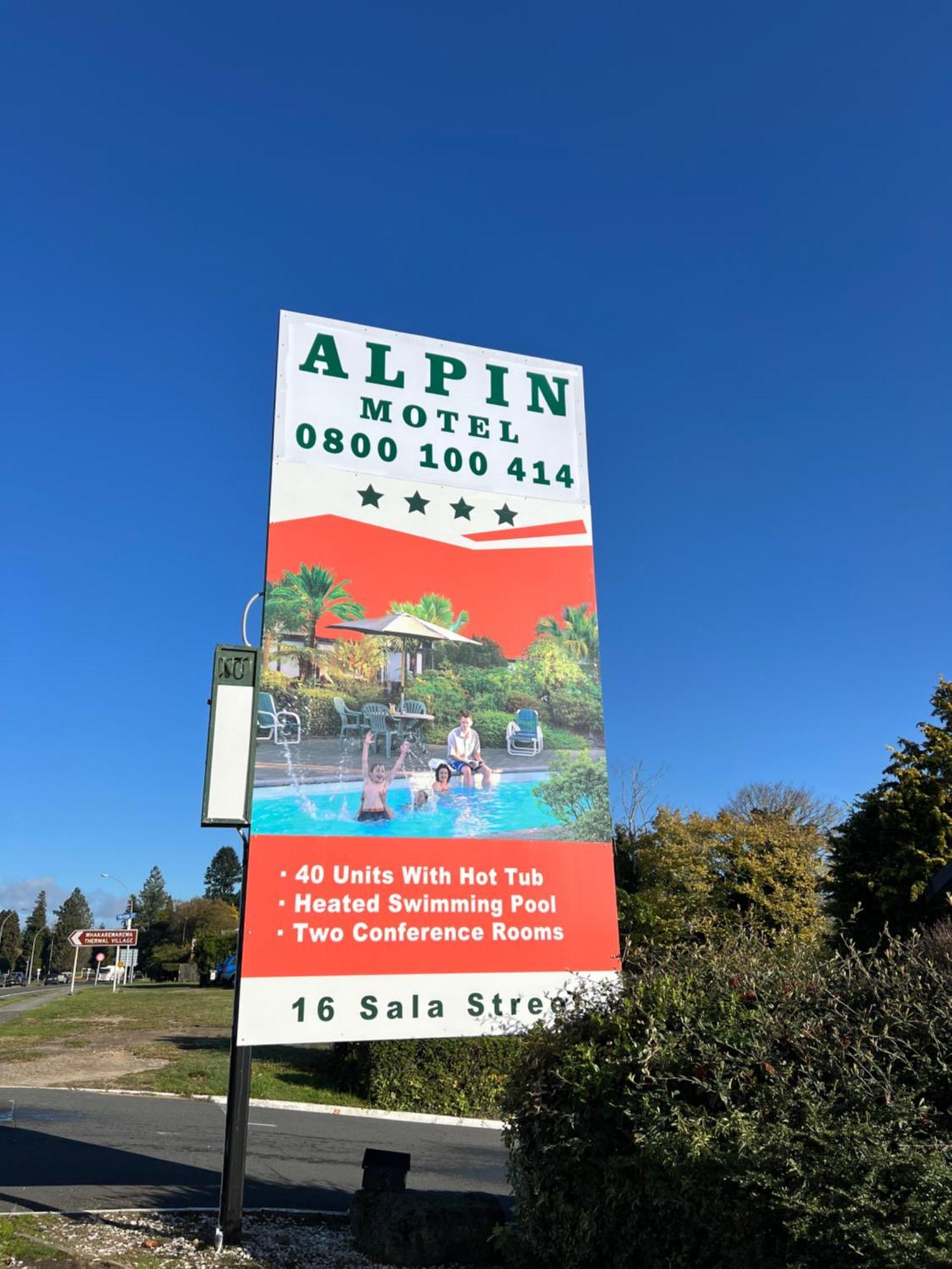 Alpin Motel & Conference Centre Rotorua Kültér fotó